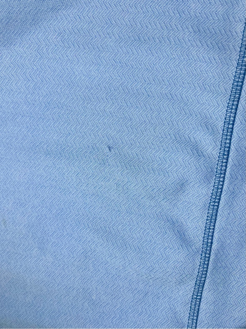 Dunning Golf Thermal Long Sleeve Light Blue V-Neck Sweater Shirt Pullover Mens - Picture 3 of 7